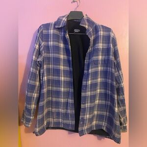 Ladies Plaid Fleece Lined Button Down Shirt from L.L.Bean